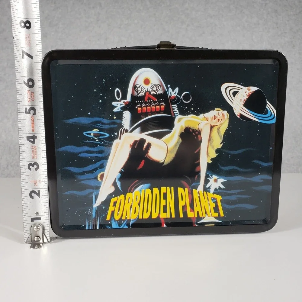 Forbidden Planet Vintage Tin Lunch Box‎ Sci-Fi Movie Memorabilia Robby the Robot